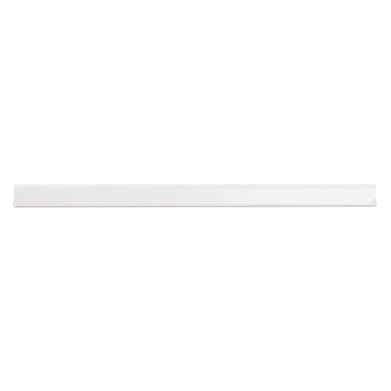 DONAU Lot de 10 rails de serrage universels DIN A4 / 4 mm pour environ 40 feuilles/bornier pour bandes brise-vue/clips de fixati