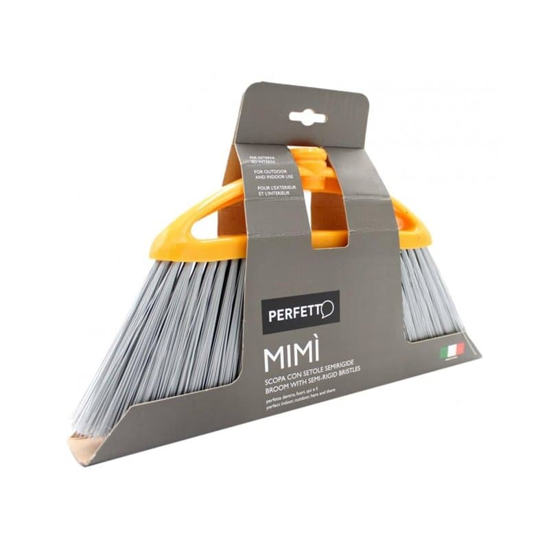 Parfait Mimi Balai pour intérieur/extérieur, Plastique, Citrouille/Glace, 33 x 3.5 x 18.0 cm