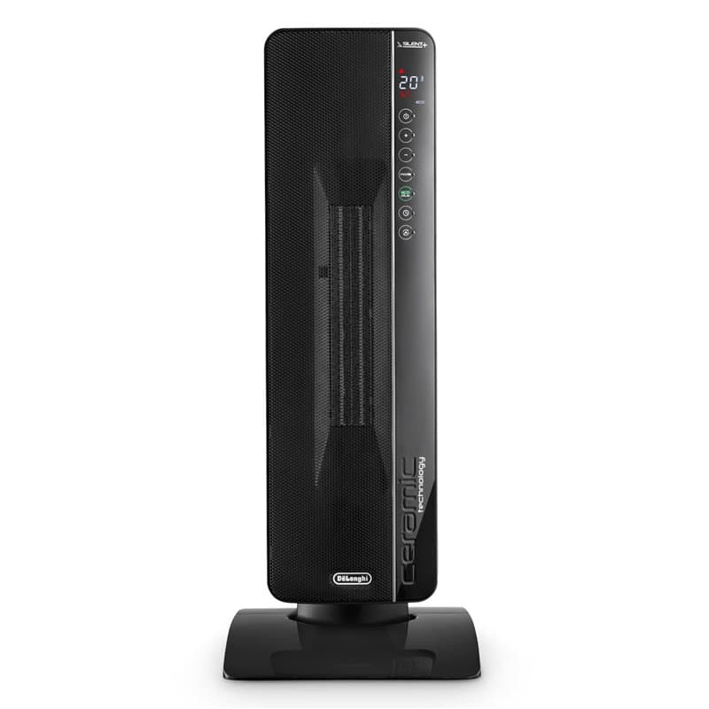 De'Longhi TCH8993ER.BC Chauffage soufflant à tour, technologie céramique, silencieux, 3 niveaux de puissance, ventilation d'été,