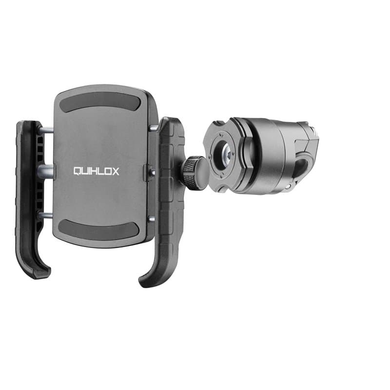 QUIKLOX - Support Smartphone Universel (de 3,5" à 7,5") avec Fixation Miroir ou Traversinor, Système Modulaire QUIKLOX, Support