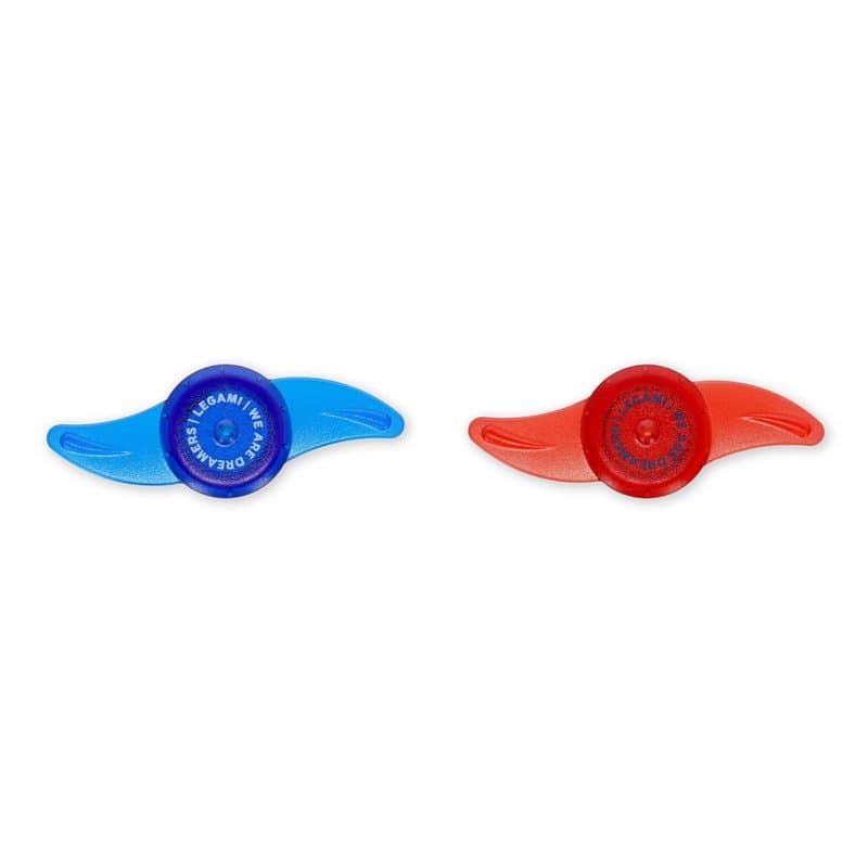 Legami - Lot de 2 lumières pour Les Rayons de vélo - Ride & Shine, lumière Blanche, lumières de Roue de vélo, pour Enfants, garç
