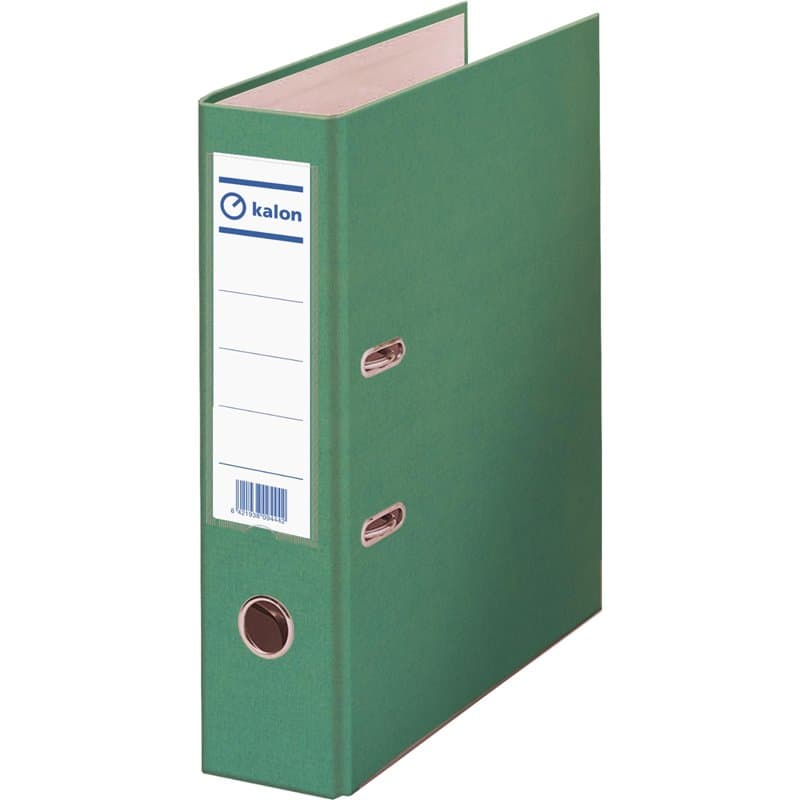 Classeur 2 Anneaux Q Kalon - A4+ (29x35 cm), Dos Large 7 cm avec Porte-étiquette Personnalisable, Capacité 520 Feuilles, Mécanis