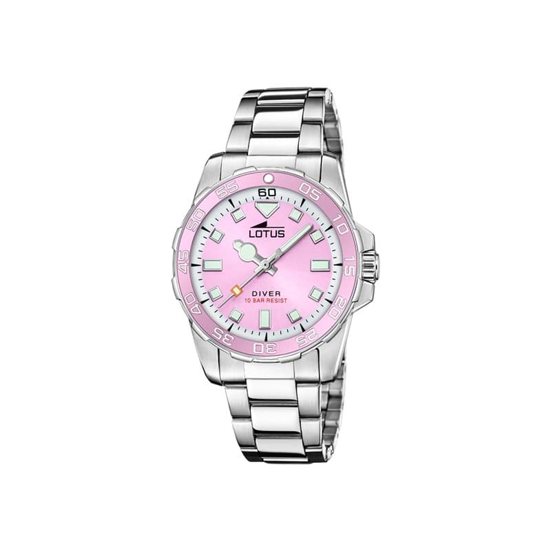 Montre Lotus pour Femme 18937/1 Trendy Boîtier en Acier Inoxydable Gris Bracelet en Acier Inoxydable Gris
