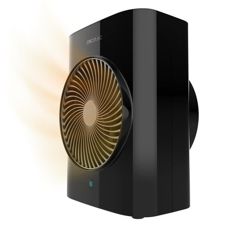 Cecotec Chauffage ReadyWarm 2070 Max Force Smart Black. Chauffage soufflant, 2000 W, 2 niveaux de puissance, 3 modes de fonction