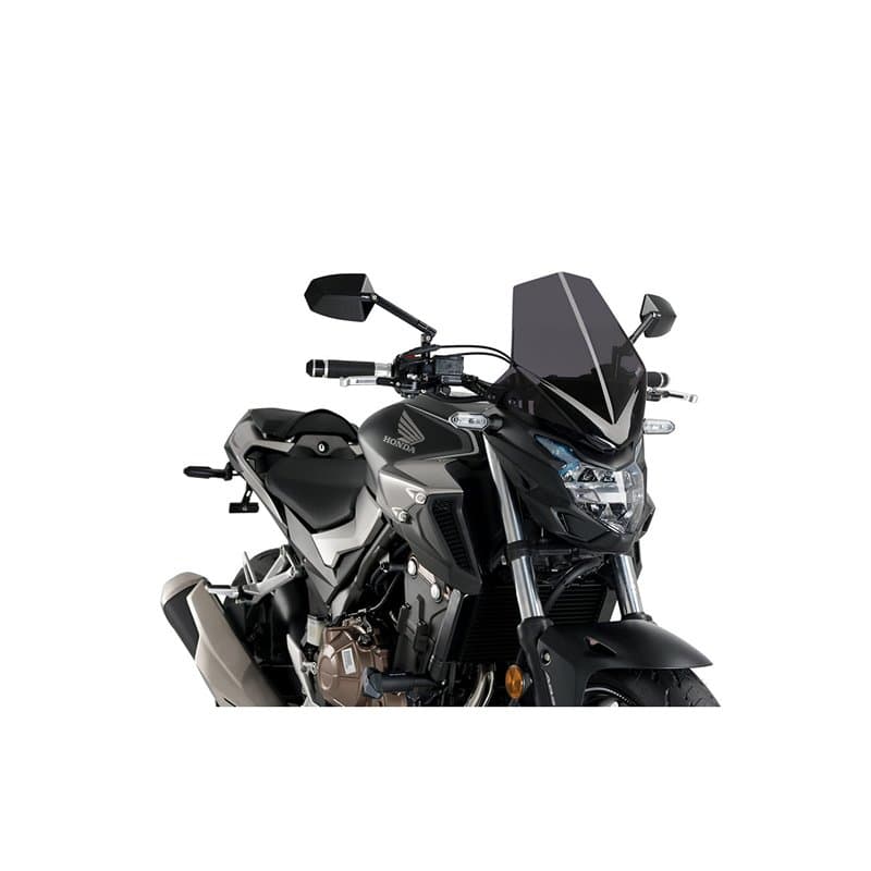 Puig 3657F Saut de Vent Naked New Generation Sport, Fumé Foncé
