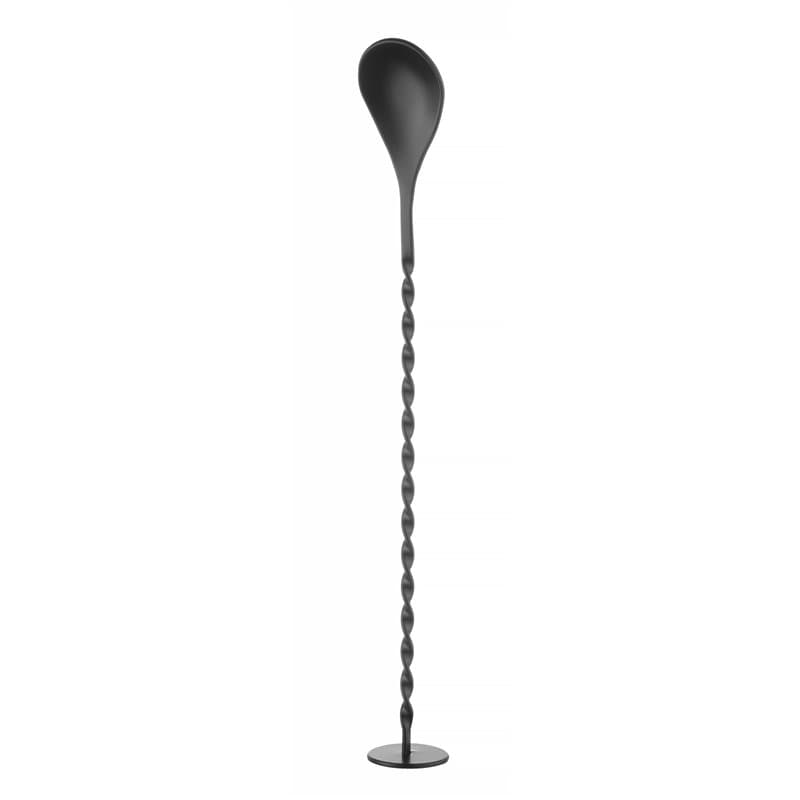HENDI Cuillère à cocktail avec pilon, BarUp, cuillère de bar à melanger en spirale, agitateur torsadé pour barman ou usage domes