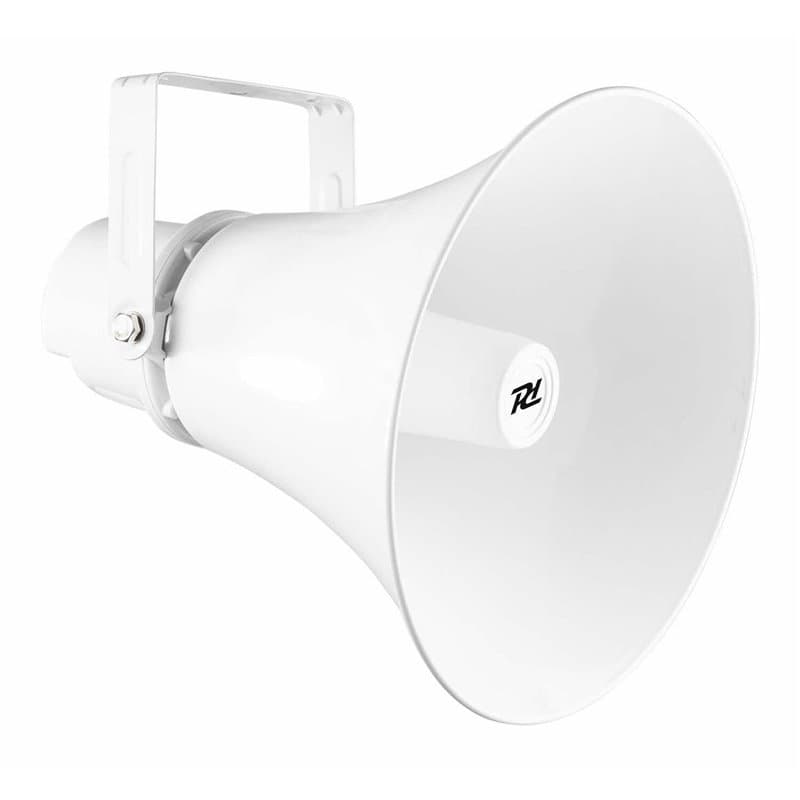 Power Dynamics HSR30 - Haut-Parleur à Pavillon en Acier, Idéal pour Système de Sonorisation, 100V, Livré avec Support de Montage