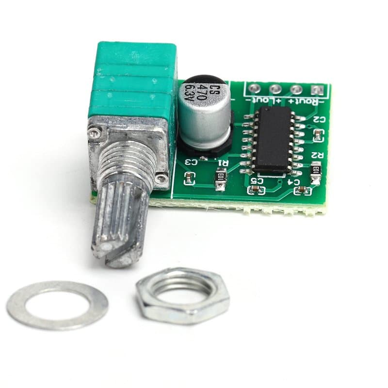 Carte D'amplificateur de Puissance avec Interrupteur Alimenté par USB, Mini Module de Carte D'amplificateur de Puissance Numériq