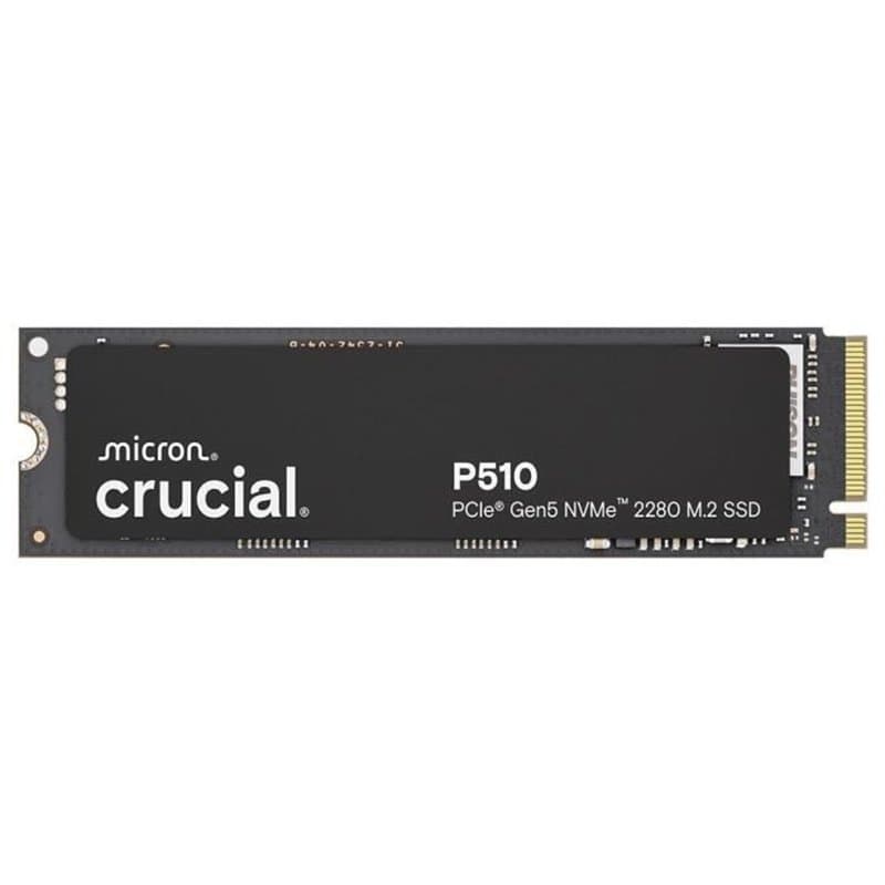 CRUCIAL - P510 - SSD interne - 2 To - PCIe Gen4 NVMe M.2 - Vitesse lecture jusqu'a 11000 Mo/s - CT2000P510SSD8