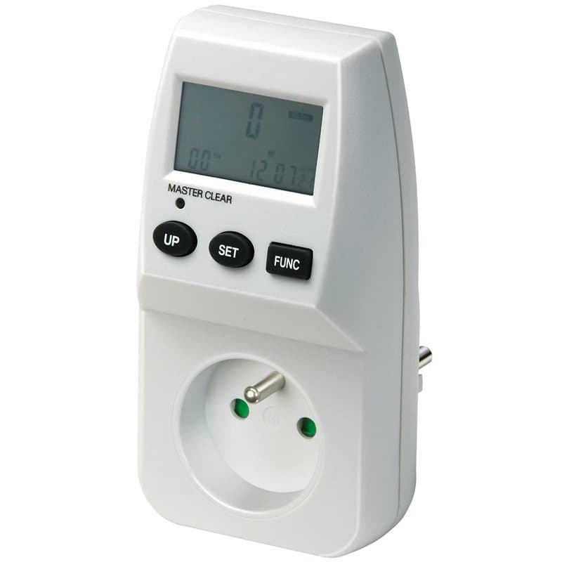 Brennenstuhl Compteur électrique EM 231 / compteur d'énergie avec protection tactile améliorée (compteur de prad aide à réduire