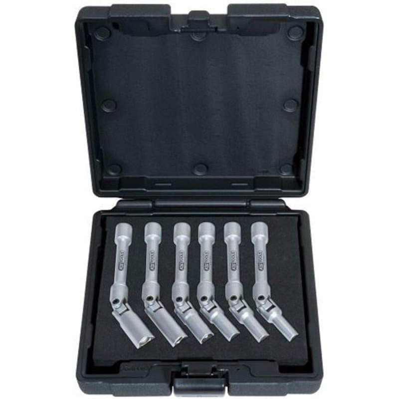 KS Tools 922.4071 - Coffret de douilles longues articulées 3/8'' - Gamme ULTIMATE® - 8 à 16 mm - Montage et Démontage des bougie