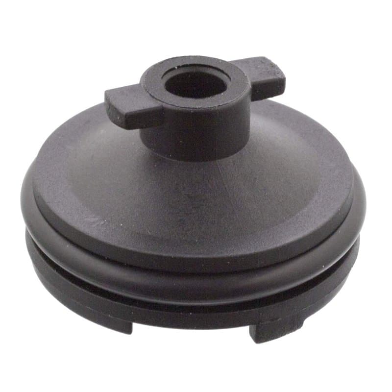 Febi bilstein 106566 Bouchon de vidange d'huile avec joint torique, 1 pièce, noir