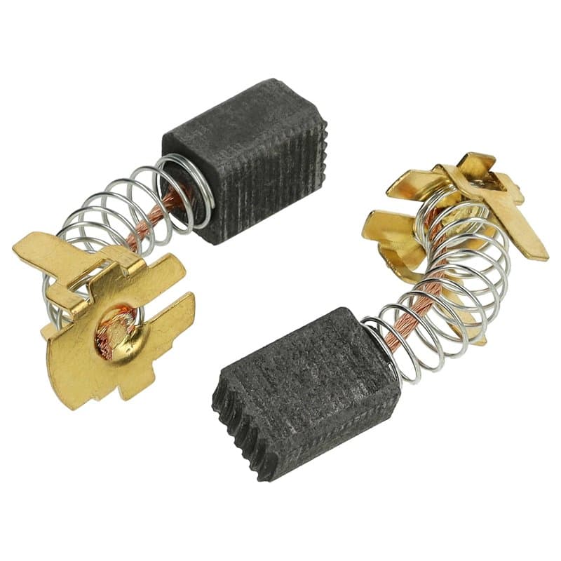 vhbw 2x Balais de charbon pour moteur 10 x 7,5 x 6,6mm compatible avec Hitachi DH14DL, DH14DMR, DH14DSL, DH18DL, DH18DMR outil é