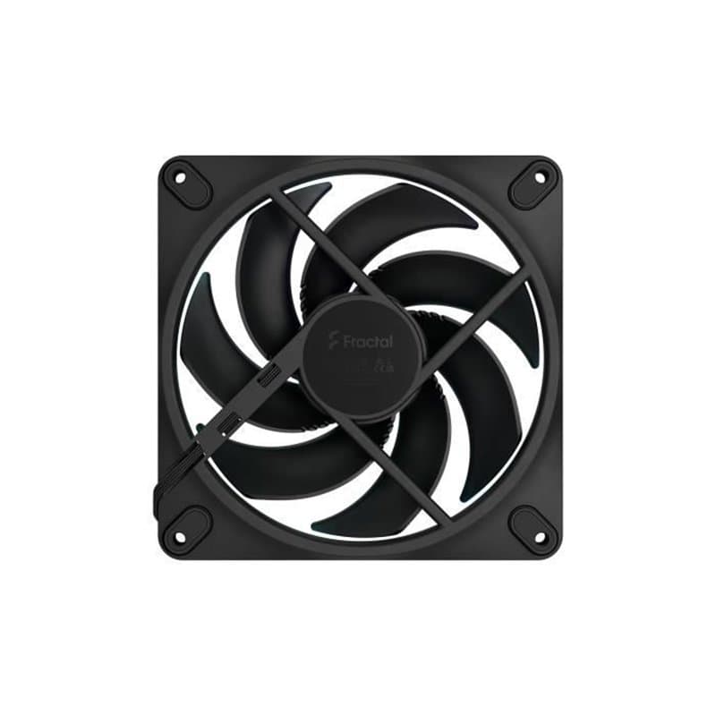 Ventilateur PC - FRACTAL DESIGN - Momentum 14 RGB - FDB - Anneau lumineux ARGB Gen 2 - Contrôle PWM - Noir