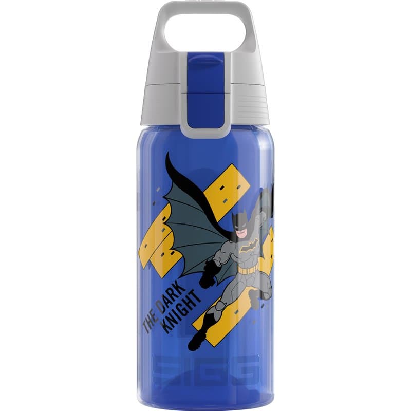 SIGG - Gourde pour enfant - Viva One - Batman - Convient pour les boissons gazeuses - Anti-fuite - Passe au lave-vaisselle - San