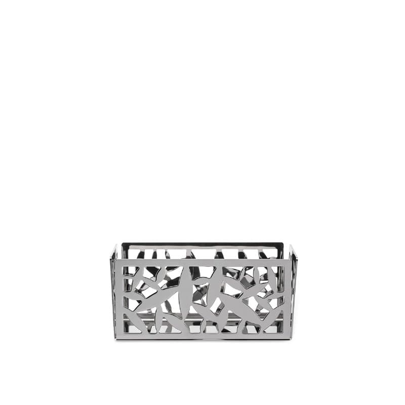 Alessi Msa29 Cactus! Porte-sachets de Thé Ou Sucre en Acier Inoxydable 18/10 Brillant, Argenté