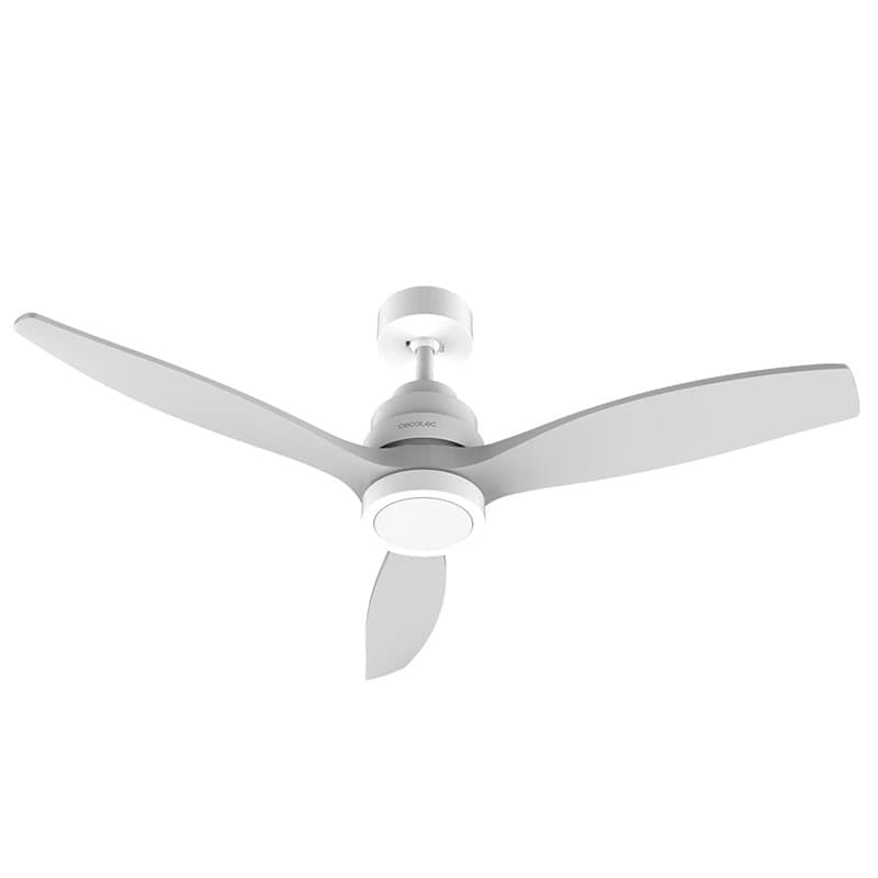 Cecotec Ventilateur de Plafond EnergySilence Aero 5200 White Design Télécommande et Minuterie, 40W, Diamètre de 132 cm, Moteur D