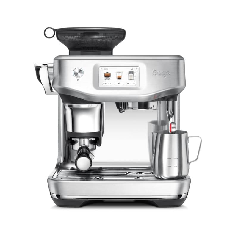 Sage - The Barista Touch Impress - Machine à Café à Grain avec Moulin, Mousseur à Lait et Fonction Cold Brew - Acier Inoxydable