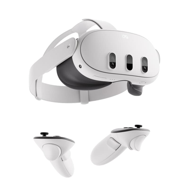 Meta Quest 3 512 Go – Le plus puissant des Quest – Expériences de réalité mixte ultimes – Casque tout-en-un avec manettes, résol