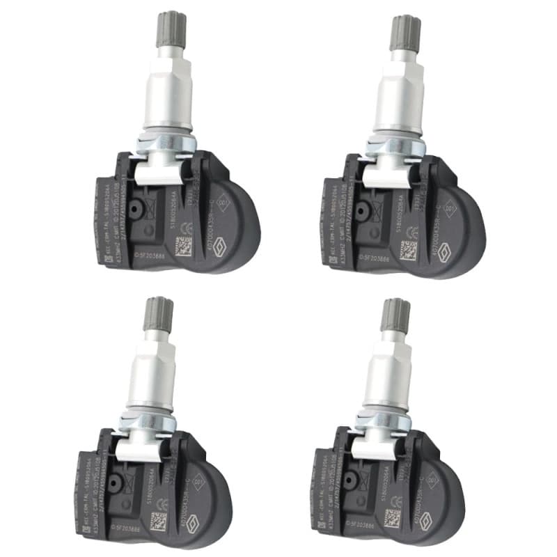 Baceyong 4 capteurs de pression des pneus, 407000435R Compatible avec Renault Fluence Gran Laguna Megane 433 MHz