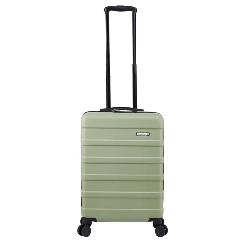 Cabin Max Valise à Main 55x35x25 cm, légère, Coque Rigide, Bagage à Main, avec 4 Roues, Serrure à 3 Chiffres (Bodo Grun, Air Fra