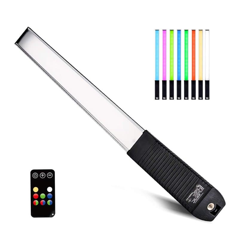 LUXCEO Q508A LED Lumière Vidéo 1000 LM,Eclairage Vidéo Lampe RGBW Photographie lumière Light 36 Couleur ,CRI 95+,3000K-6000K Tem