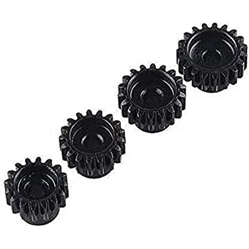 YUNIQUE GREEN-CLEAN-POWER - Ensemble de 4 Pignons 18T 19T 20T 21T 48DP pour 1:10 RC | en Métal Résistant | pour Monster Truck/Bu