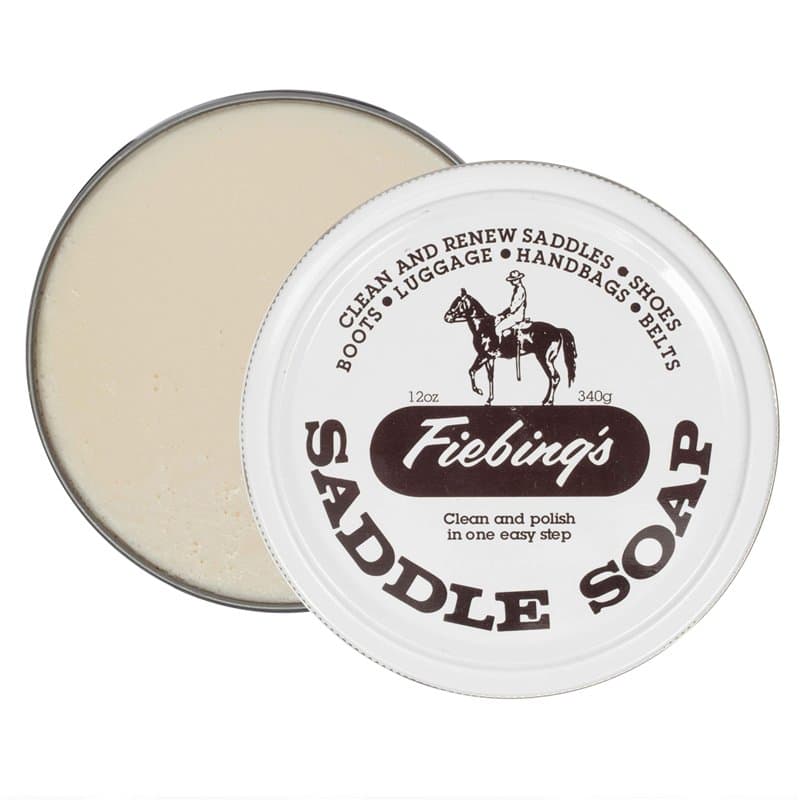 Fiebing's Saddle Soap White Polish Cleans Leather Renew Revive Color 12oz 12cs