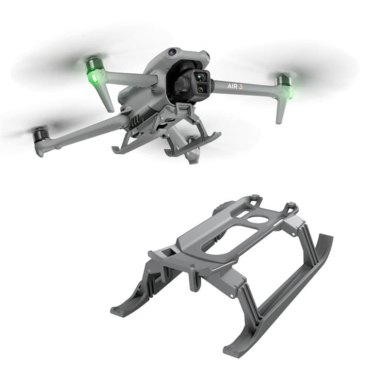 Train d'atterrissage pour DJI Air 3/3S Accessoires, Protecteur de drone pliable à dégagement rapide pour DJI Air 3/3S Fly More C