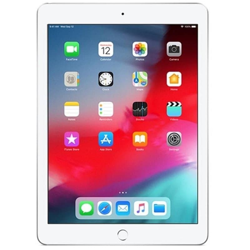 Apple 2018 iPad (9.7-Pouces, Wi-FI + Cellulaire, 128Go) Argent (Reconditionné)