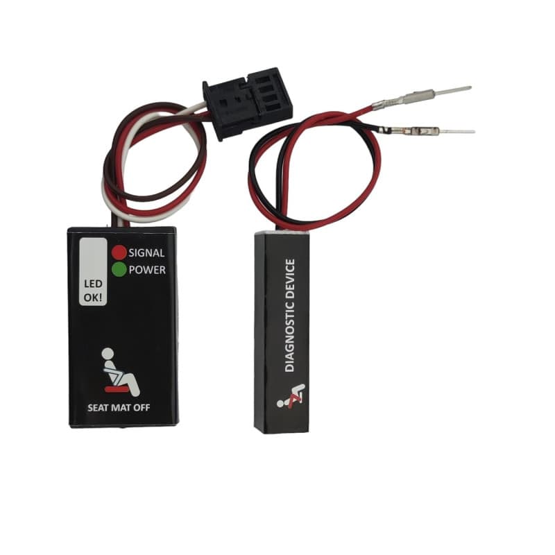 TBVPARTS Emulateur capteur occupation siège SRS Emulateur Bypass Simulateur pour série 3 E90, E91, E92, E93 Solution de défailla