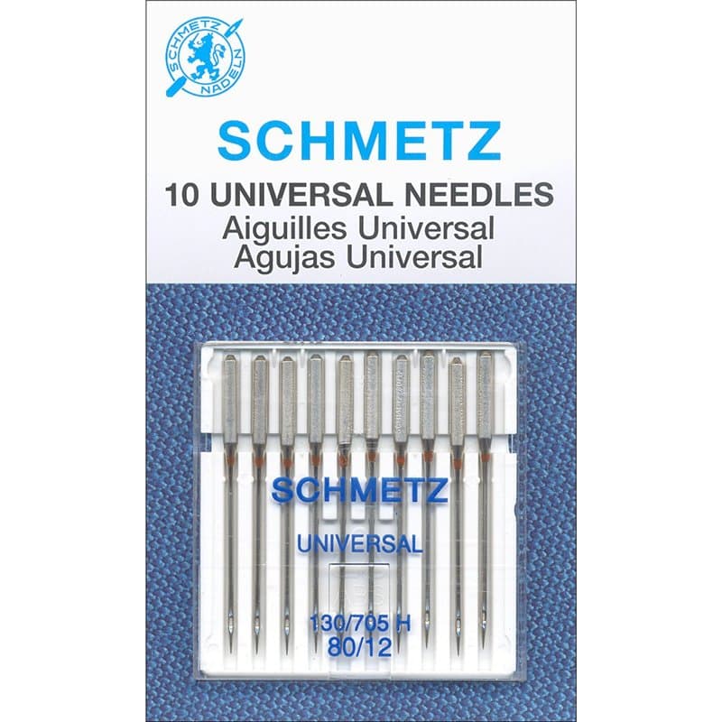 Euro-Notions Aiguilles universelles pour Machine - Taille 80/12-10 par Paquet - Multicolore - 11,52 x 7,71 x 2,33 cm