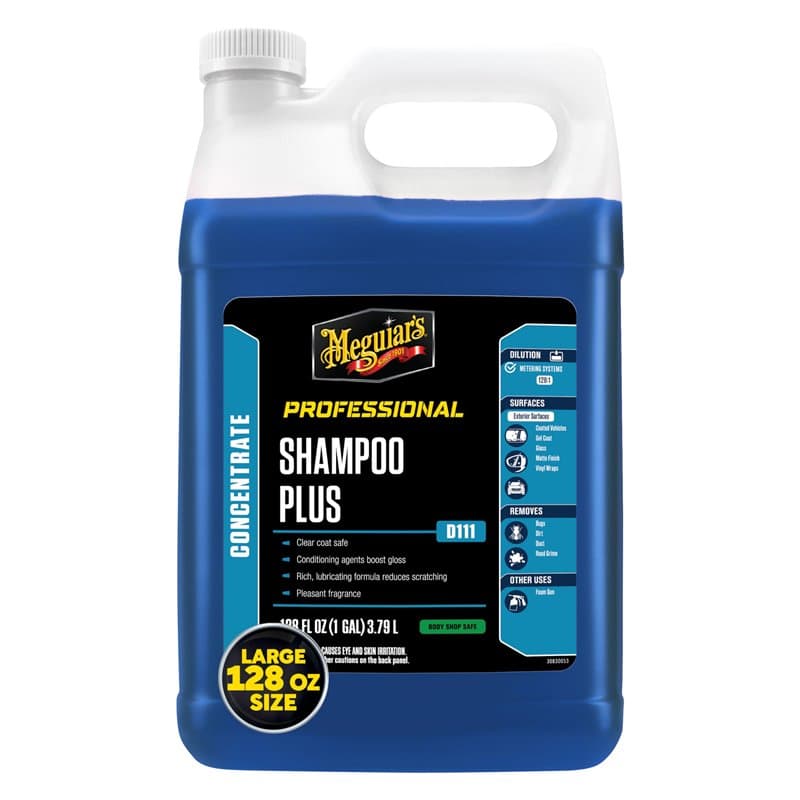 Meguiar’s Shampooing Plus Lustrant- Detailer D11101EU, 1 gal (3.79 l) bidon