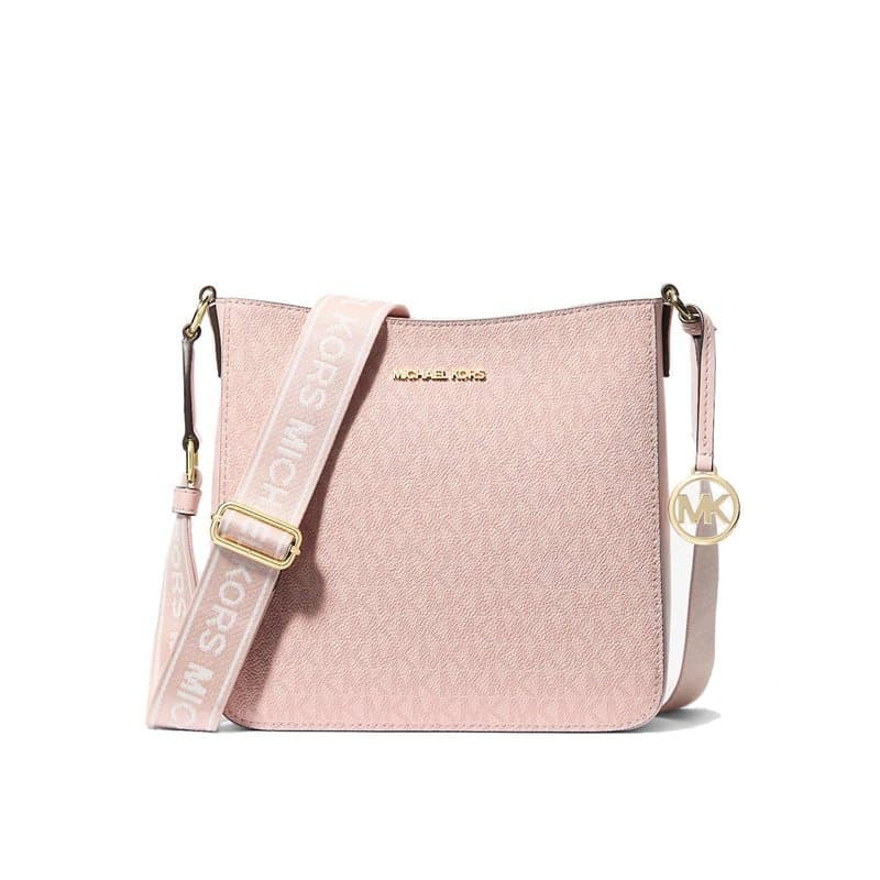 Michael Kors Sac à bandoulière pour femme Jet Set Travel Petit sac à bandoulière avec logo signature (rose poudré)