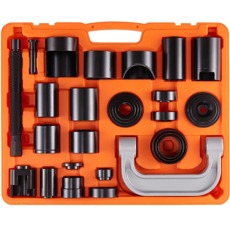 VEVOR Extracteur de Joint à Rotule 25PCS Arrache Rotules en Acier avec Adaptateurs Multi-Tailles Kit de Démontage et Montage Joi