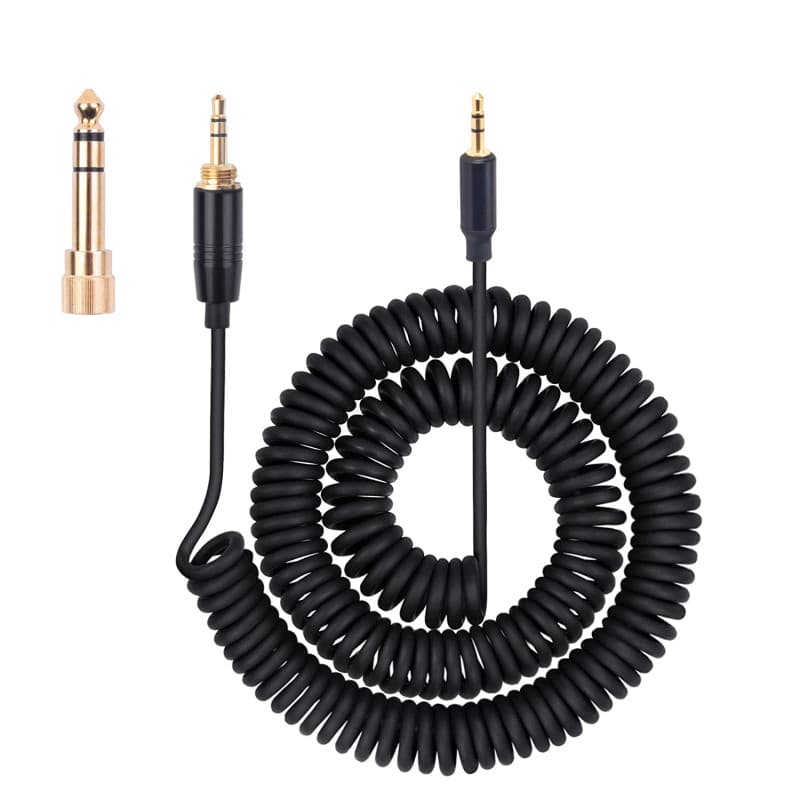 Toxaoii QC45 Câble audio spiralé de rechange compatible avec casque Bose QuietComfort QC 45, QC35 II, QC 35, OE2 OE2i Soundlink