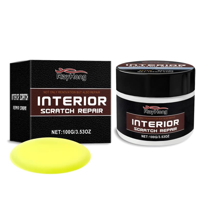 Puasok 100g de Restaurateur pour Tableaux de Bord Auto, Polish Plastique, Efface Rayure Plastique, Efface Rayures Anti-Rayures P