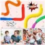 sourcing map 0.4mmx3x12mm 304 Inoxydable Acier Double Crochet Petit Tension Ressort 66pcs