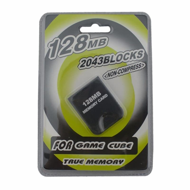 Link-e - Carte Memoire Haute Capacité 128mb Compatible avec la Console Nintendo Gamecube
