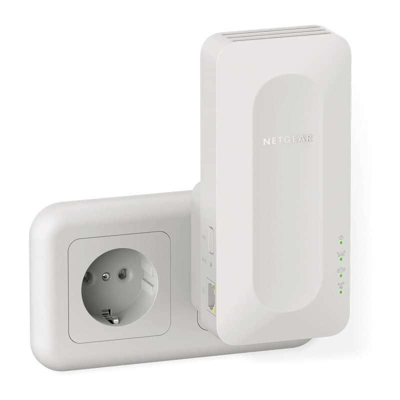 NETGEAR WiFi6 Mesh Repeater (EAX17) Add up to 140 m² and Over 20 Devices with AX3000 Dual Band Wireless Signal Booster and Repea