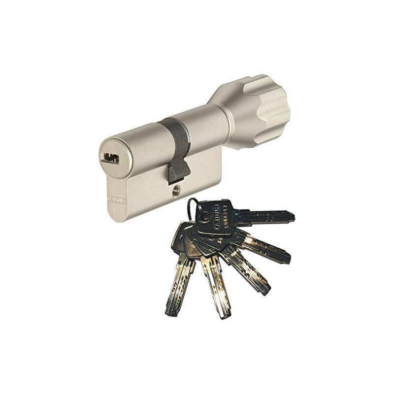 ABUS EC550 Cylindre bouton Longueur Z35/K30mm avec la touche 5