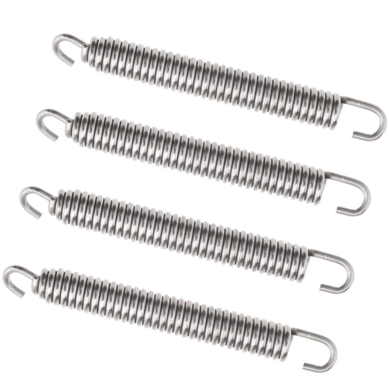 4X Remplacement Ressorts d'échappement en Acier Inoxydable pour Motos 80mm pour Tuyau d'expansion de Silencieux Collecteur de Ch
