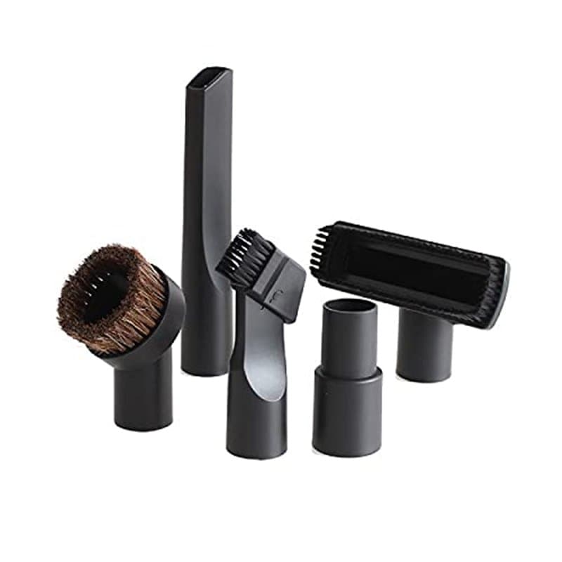 Buysk Accessoires pour aspirateur 32 mm, ensemble de brosse, suceur plat avec adaptateur de tuyau de 35 mm à 32 mm, 5 pièces