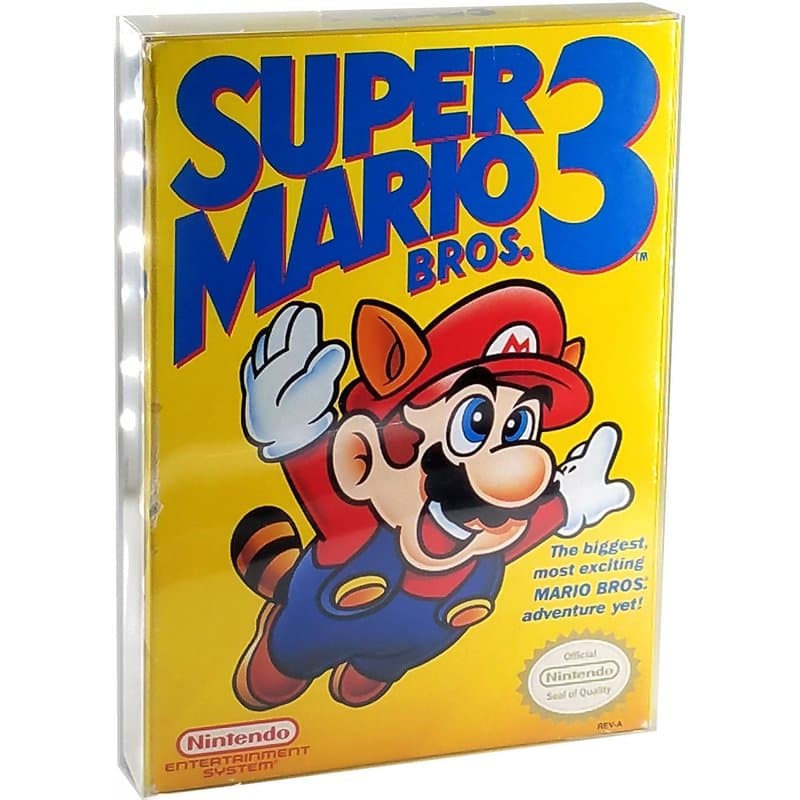 Link-e : 10 X Boitier de Protection Plastique pour Boite de Jeu Compatible avec Console Nintendo NES