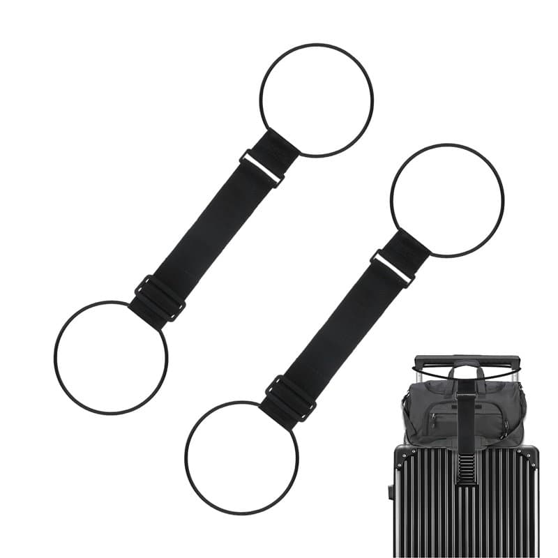 Sikweny 2 Pièces Sangle Valise Bande de Caoutchouc Hautement élastique Sangle Valise Voyage Boucle Réglable Luggage Strap Haute