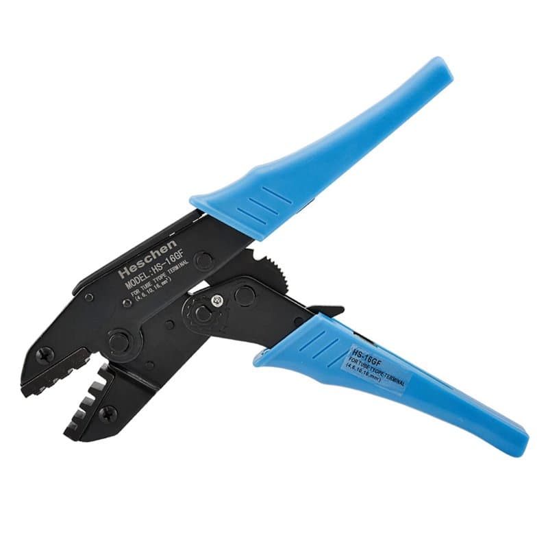 Heschen Pince à sertir à cliquet, HS-16GF, bornes isolées et outils de sertissage de connecteur de tube, utilisation pour 4-16 m