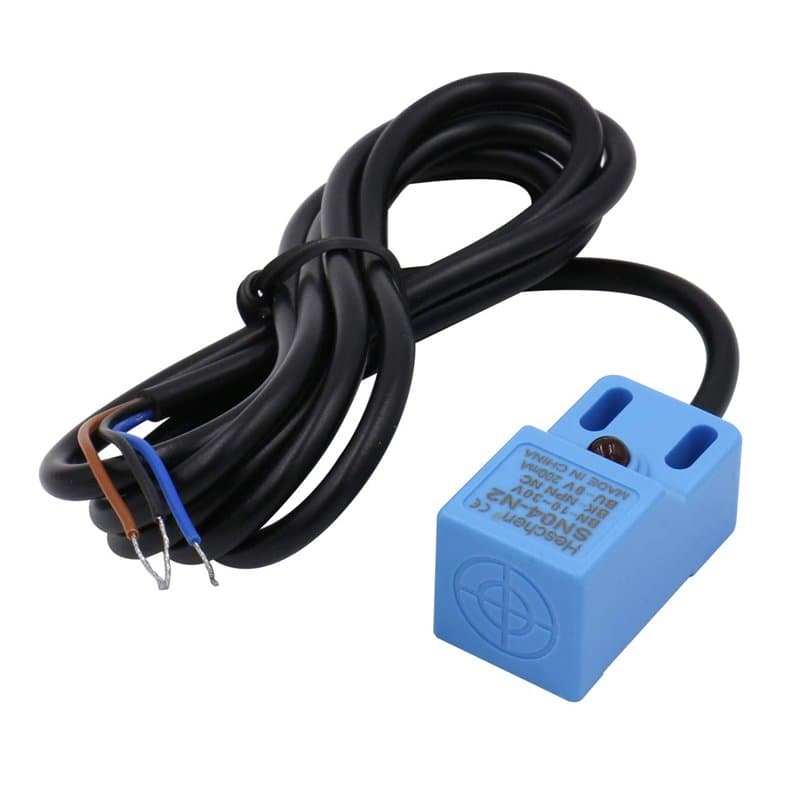 Heschen SN04-N2 Détecteur de proximité inductif Carré Type Non blindé Distance Détecteur 5mm 10-30VDC 200mA NPN Normalement ferm