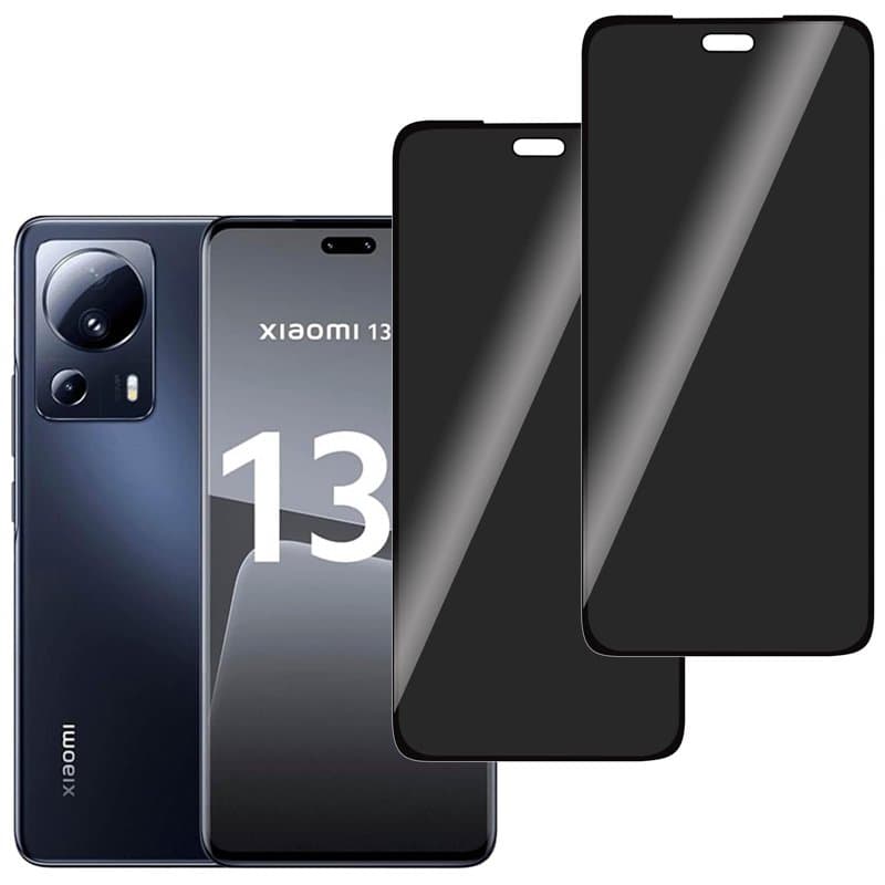 LERINNA 2 pièces, Confidentialité Protecteur d'Écran Verre Pour Xiaomi 13 Lite, sans Bulles, Anti Rayures, 9H Dureté Anti Espion