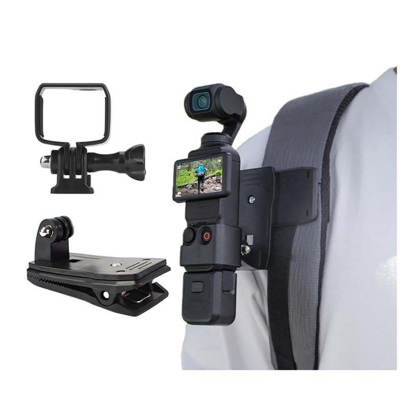 ZJRXM Support de sac à dos pour DJI Osmo Pocket 3, accessoires pour sac à dos avec support adaptateur pour DJI Osmo Pocket 3