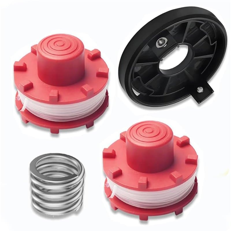 Lot de 2 bobines de fil de rechange, 1 capuchon de bobine de rechange, 1 tête de débroussailleuse Einhell GE-CT 36/30Li E, acces
